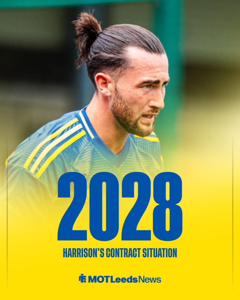 Jack Harrison playing for Leeds United in the pre season friendly with SC Verl.