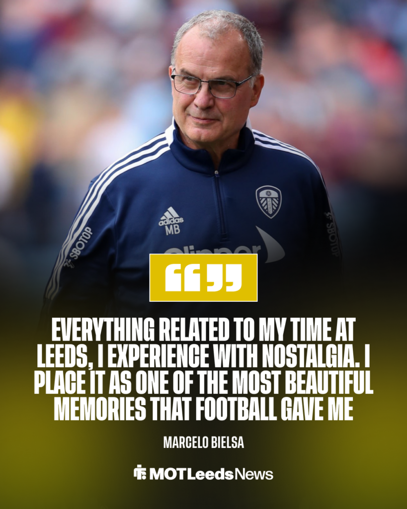 Marcelo Bielsa on Leeds United and Elland Road.