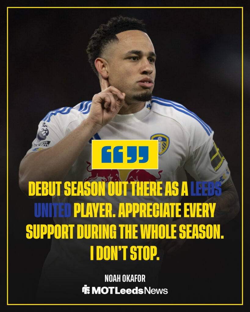 Noah Okafor Instagram quote