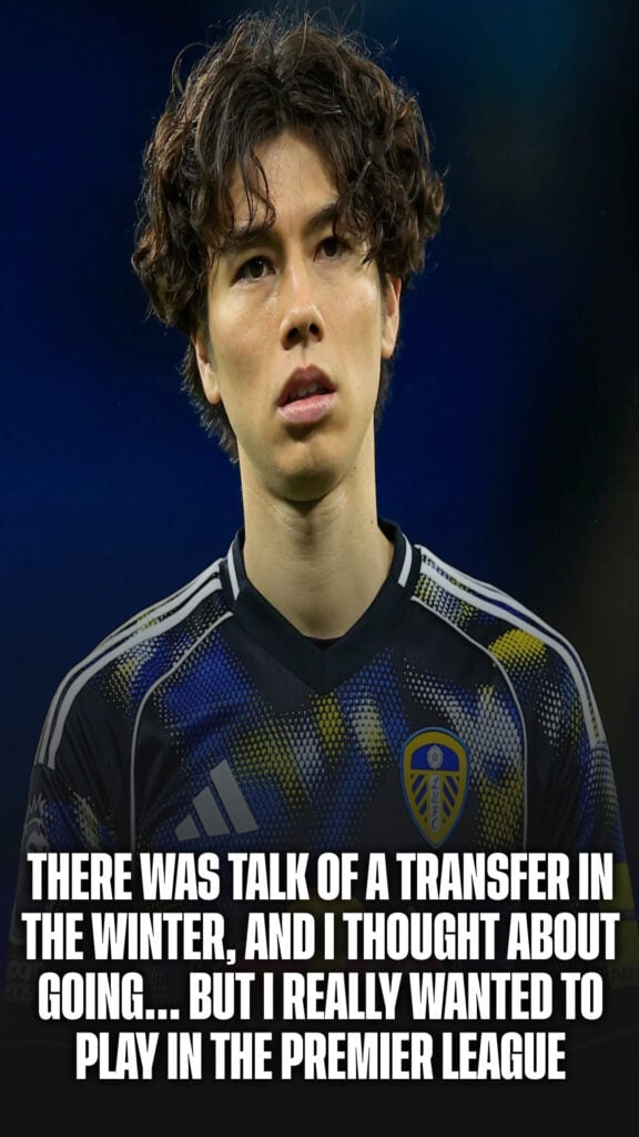 Ao Tanaka quotes about January transfer at Leeds United