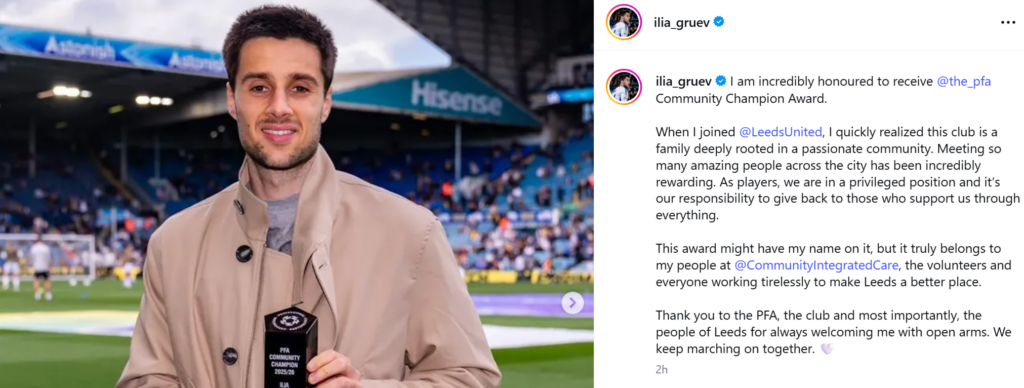 Ilia Gruev's Instagram post