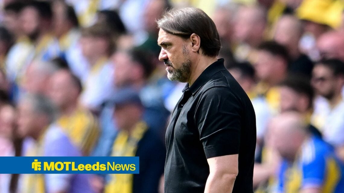 Leeds United manager Daniel Farke during the FA Cup semi final match between Chelsea and Leeds United at Wembley Stadium, London, UK on 26 April 2026