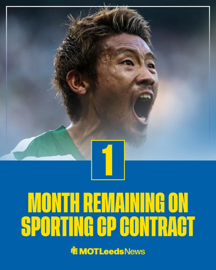 Hidemasa Morita has one month remaining on his Sporting CP contract