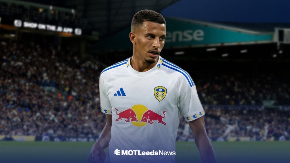 Azzedine Ounahi in Leeds shirt