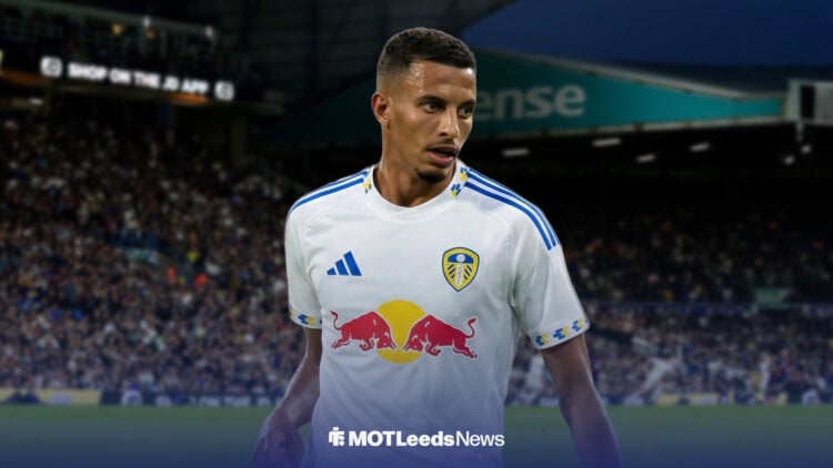 Azzedine Ounahi in Leeds shirt