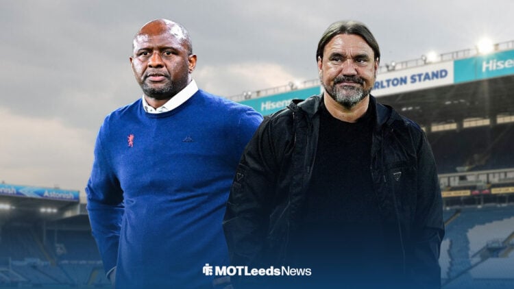 Patrick Vieira and Daniel Farke ahead of Elland Road