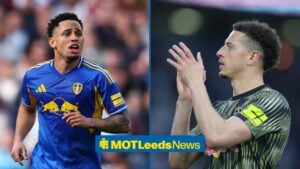 Noah Okafor and Ethan Ampadu in a split image