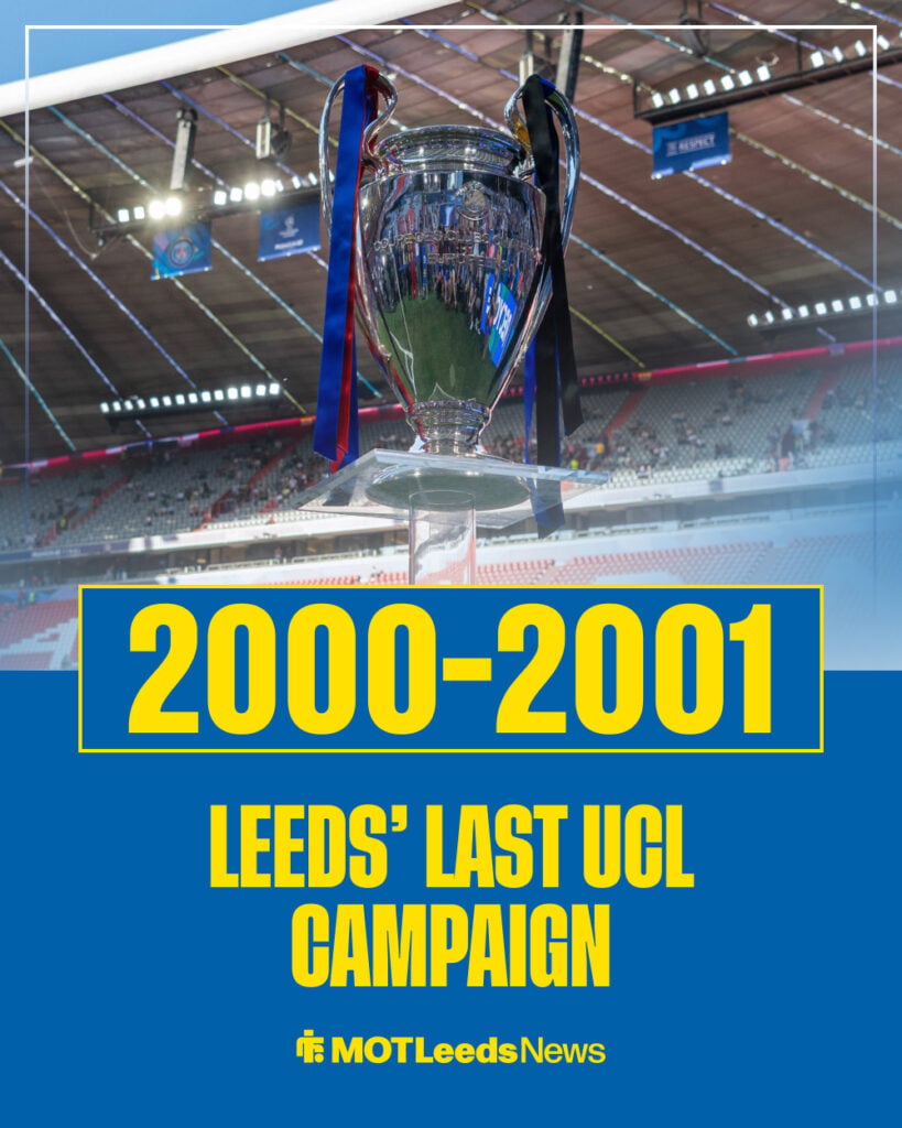 Leeds' last Champions League season