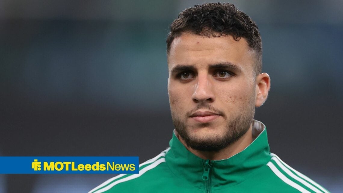 Yacine Titraoui lining up ahead of Algeria match