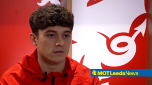 Daniel James speaking while on Wales duty